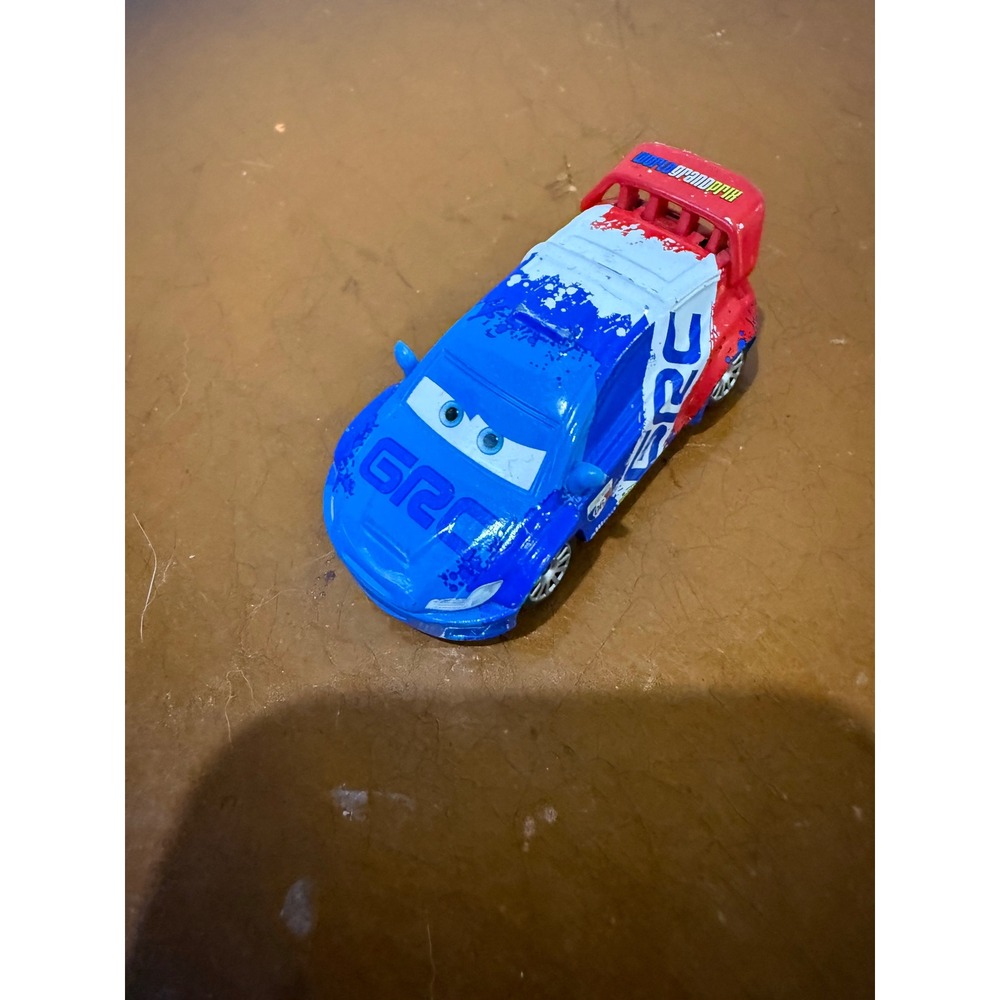 Mattel Disney Pixar Cars Raoul CaRoule Kids 1:55 Blue Good GRC Rally Racer